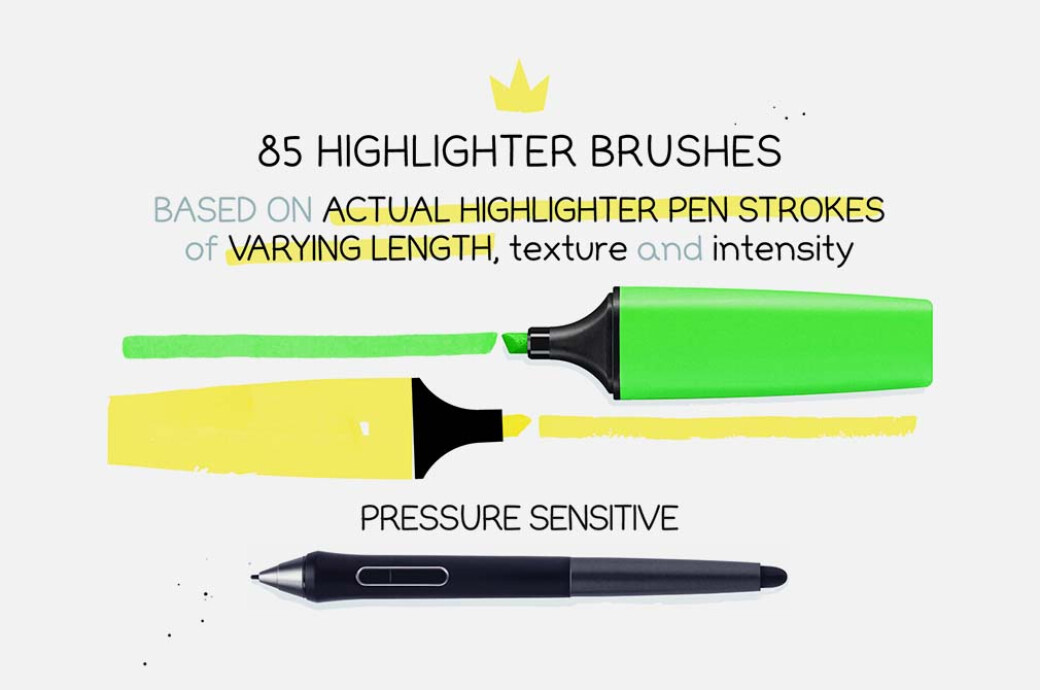 Highlighter Illustrator Brushes