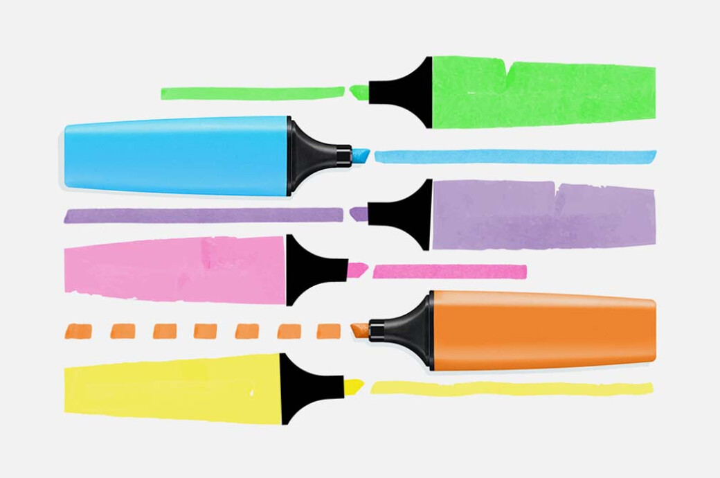 Highlighter Illustrator Brushes