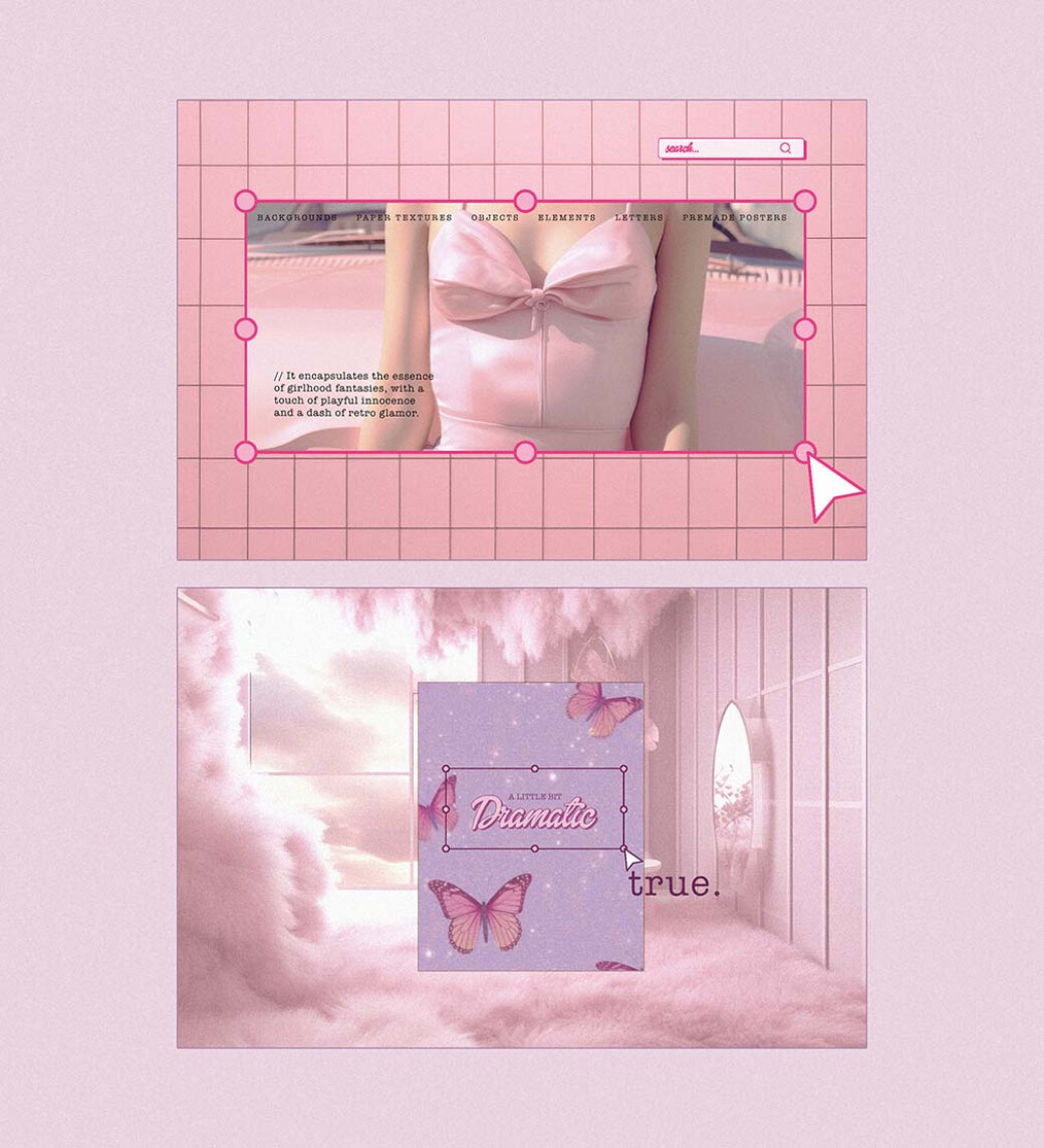 Barbiecore Graphic Pack