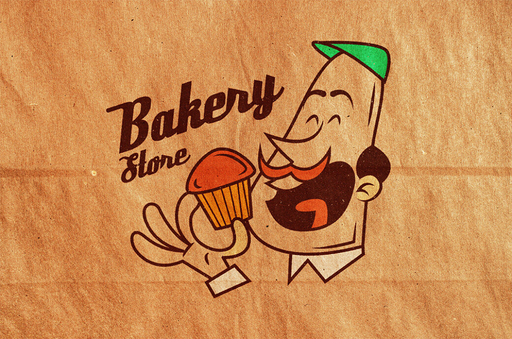 Craft Paper Printing Logo Mockup