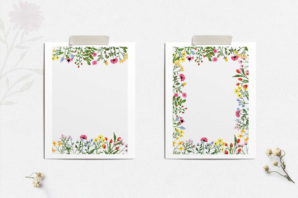 Wildflowers Watercolor Collection