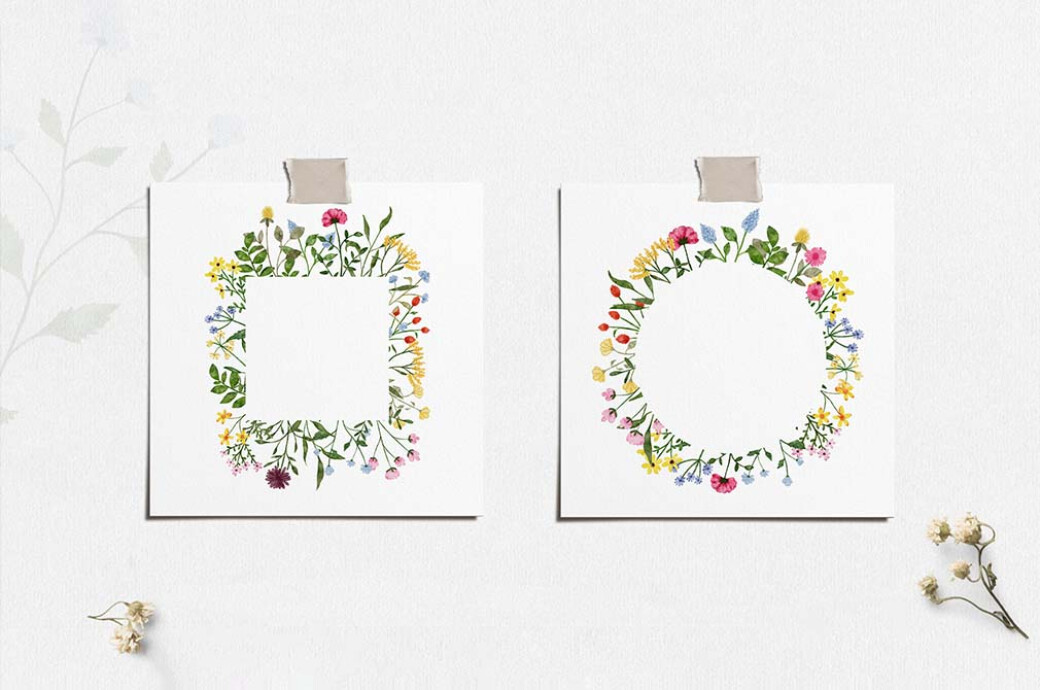 Wildflowers Watercolor Collection