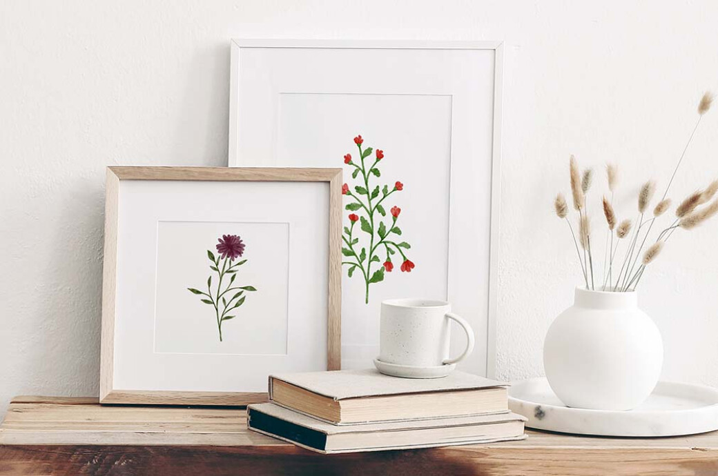 Wildflowers Watercolor Collection