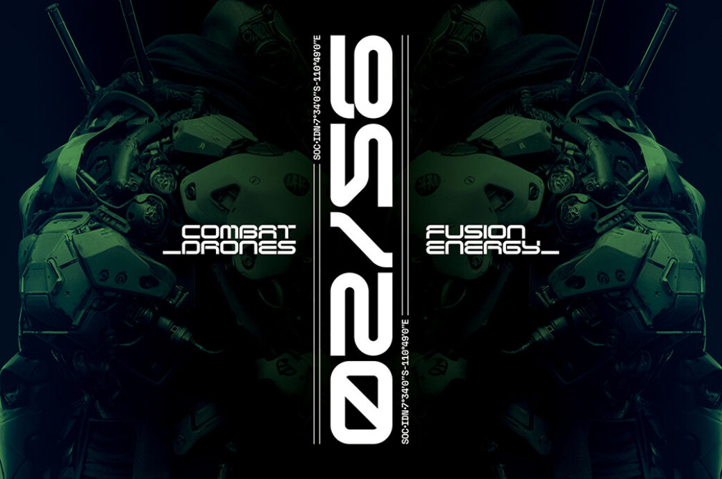 Oscura — Futuristic Techno Cyberpunk Font