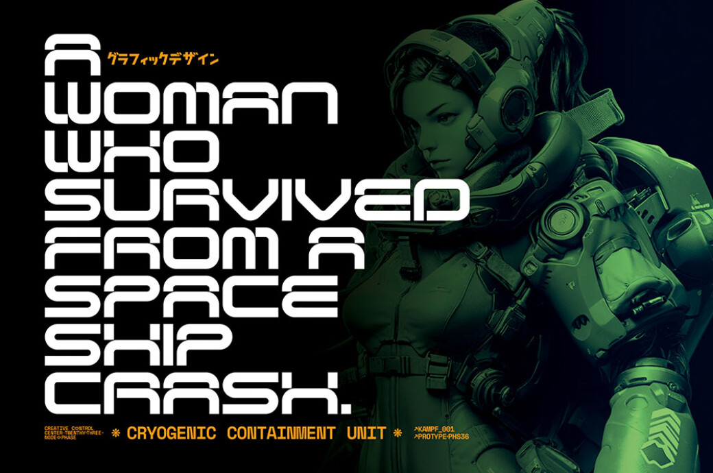 Oscura — Futuristic Techno Cyberpunk Font