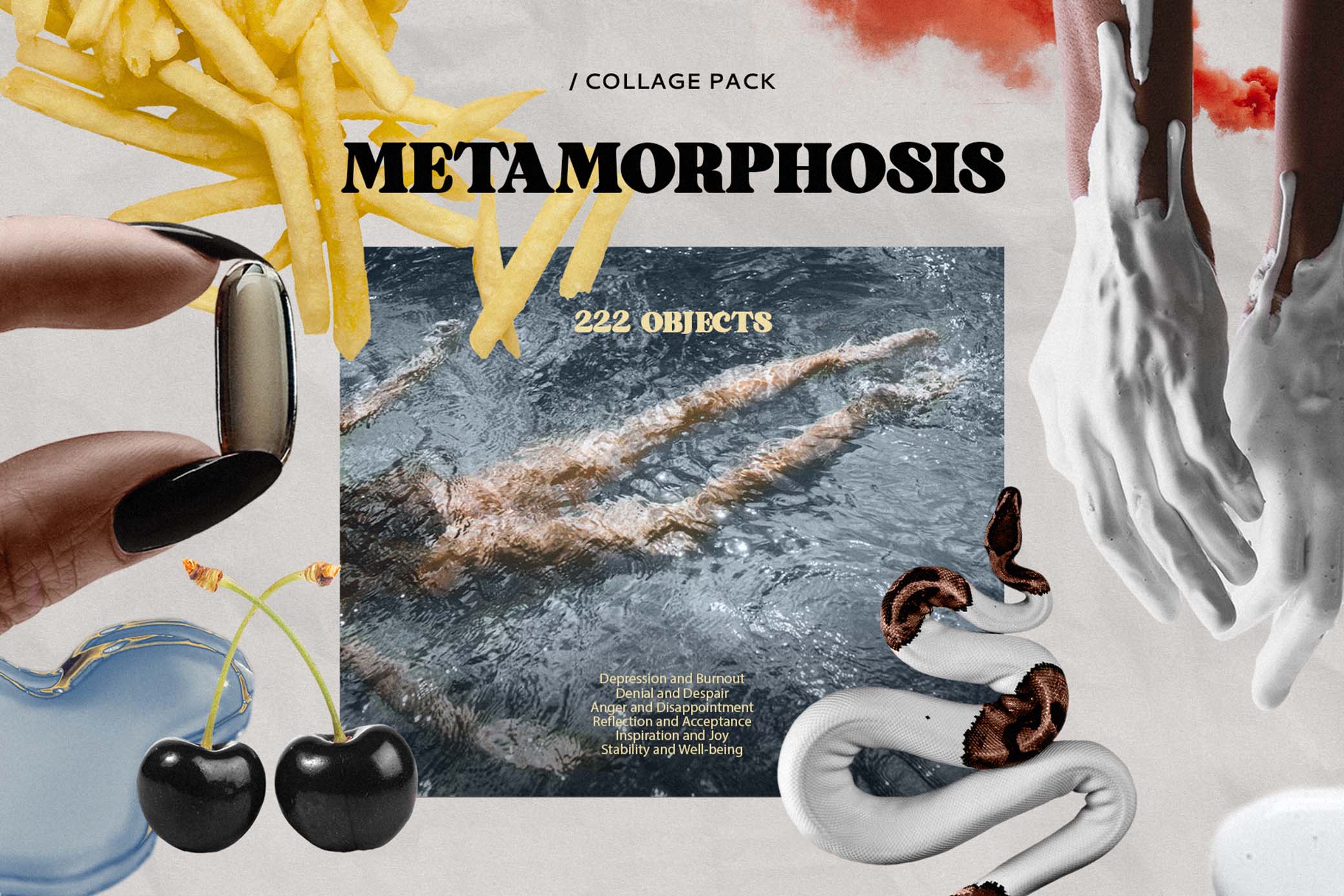 Metamorphosis — Collage Elements Pack