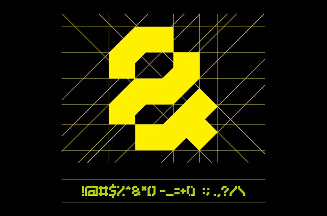 Cyklone — Futuristic Techno Cyberpunk Font