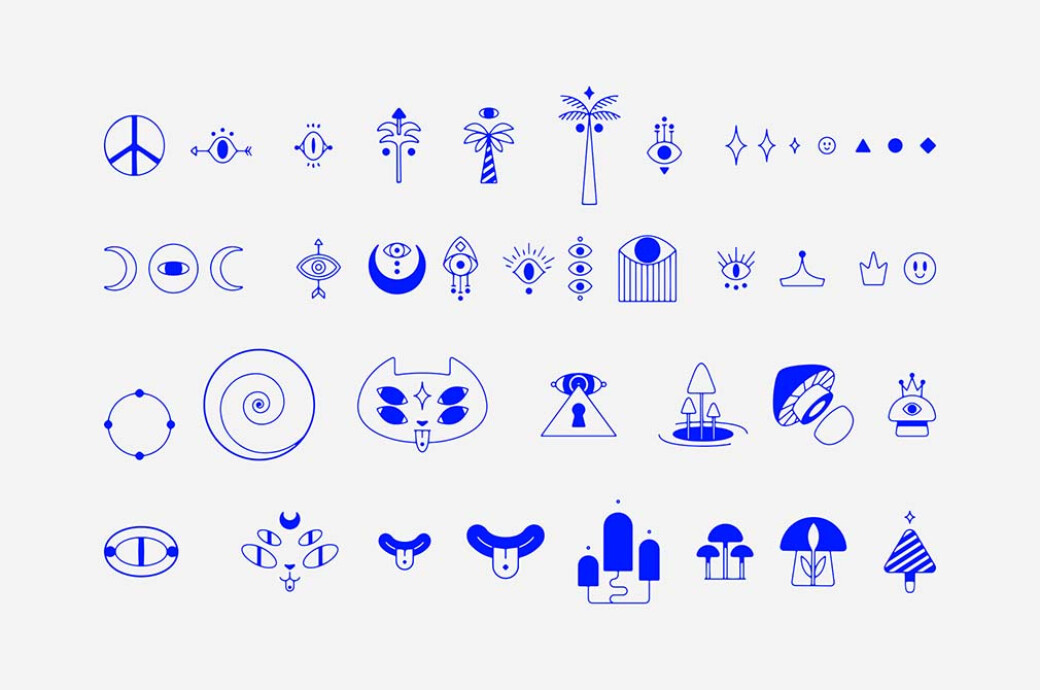 Psychedelic Symbols & Textures