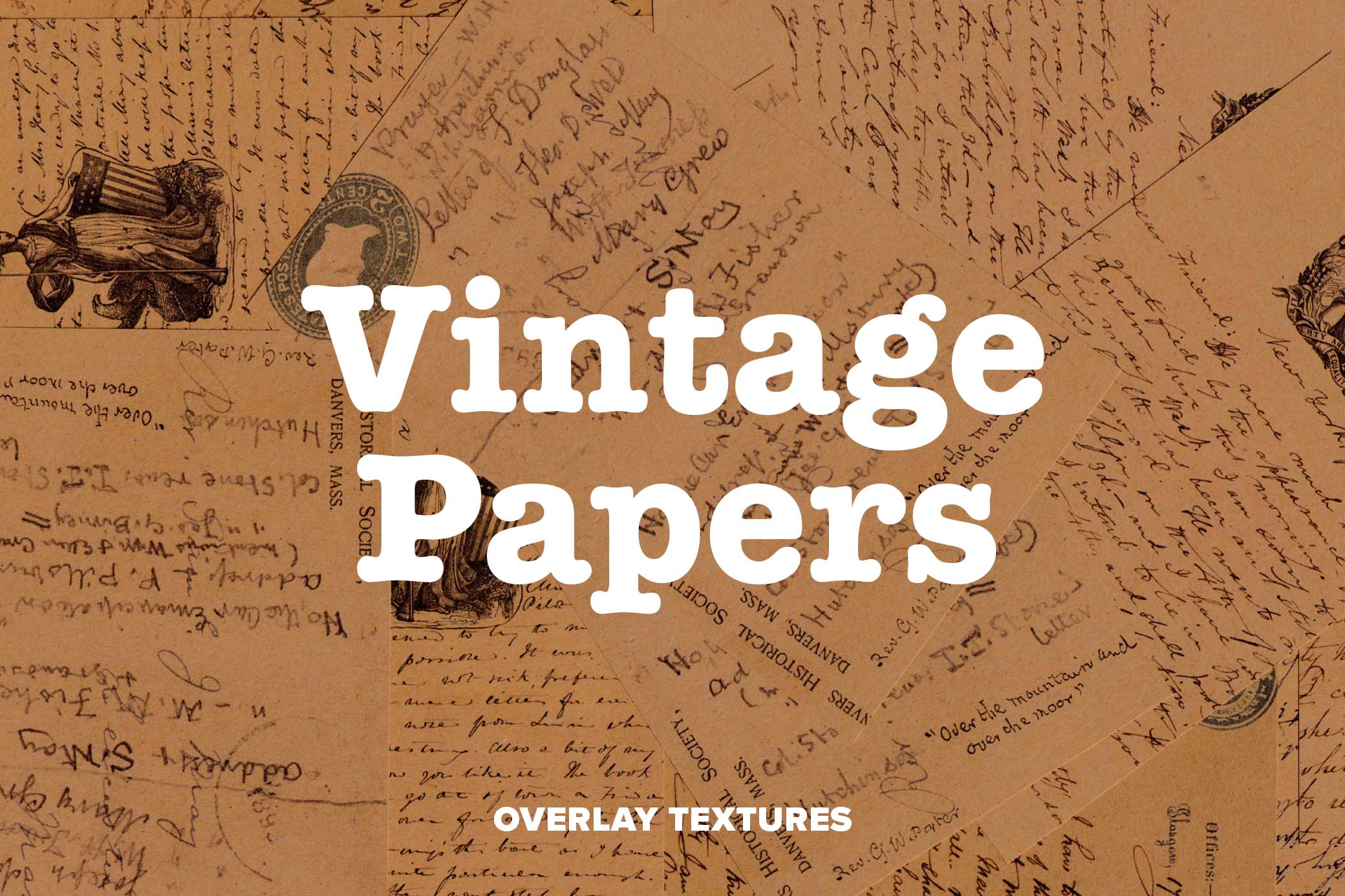 Vintage Paper Overlays