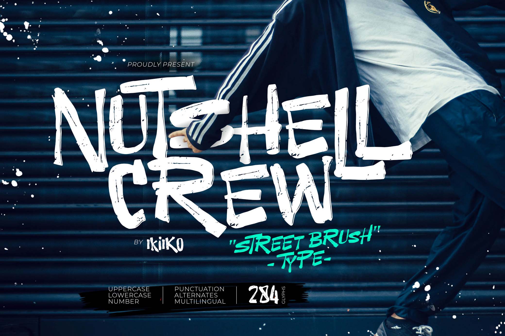 Nutshell Crew — Street Brush Font
