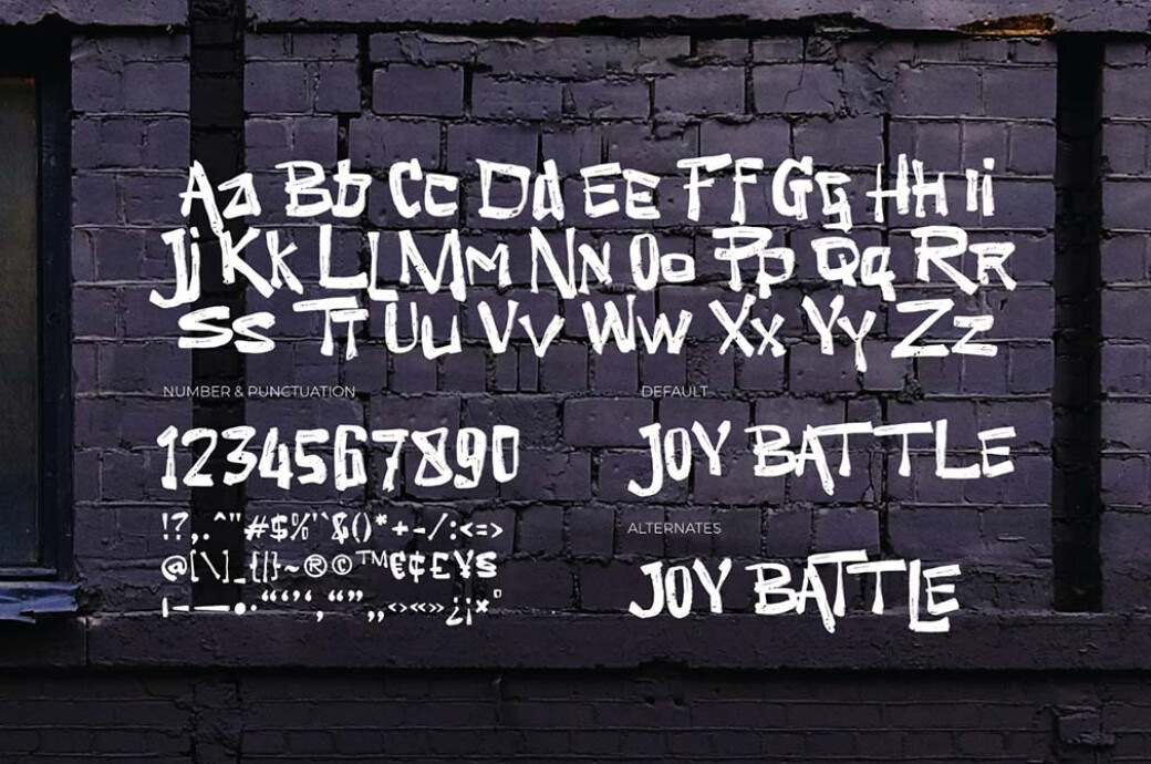 Nutshell Crew — Street Brush Font
