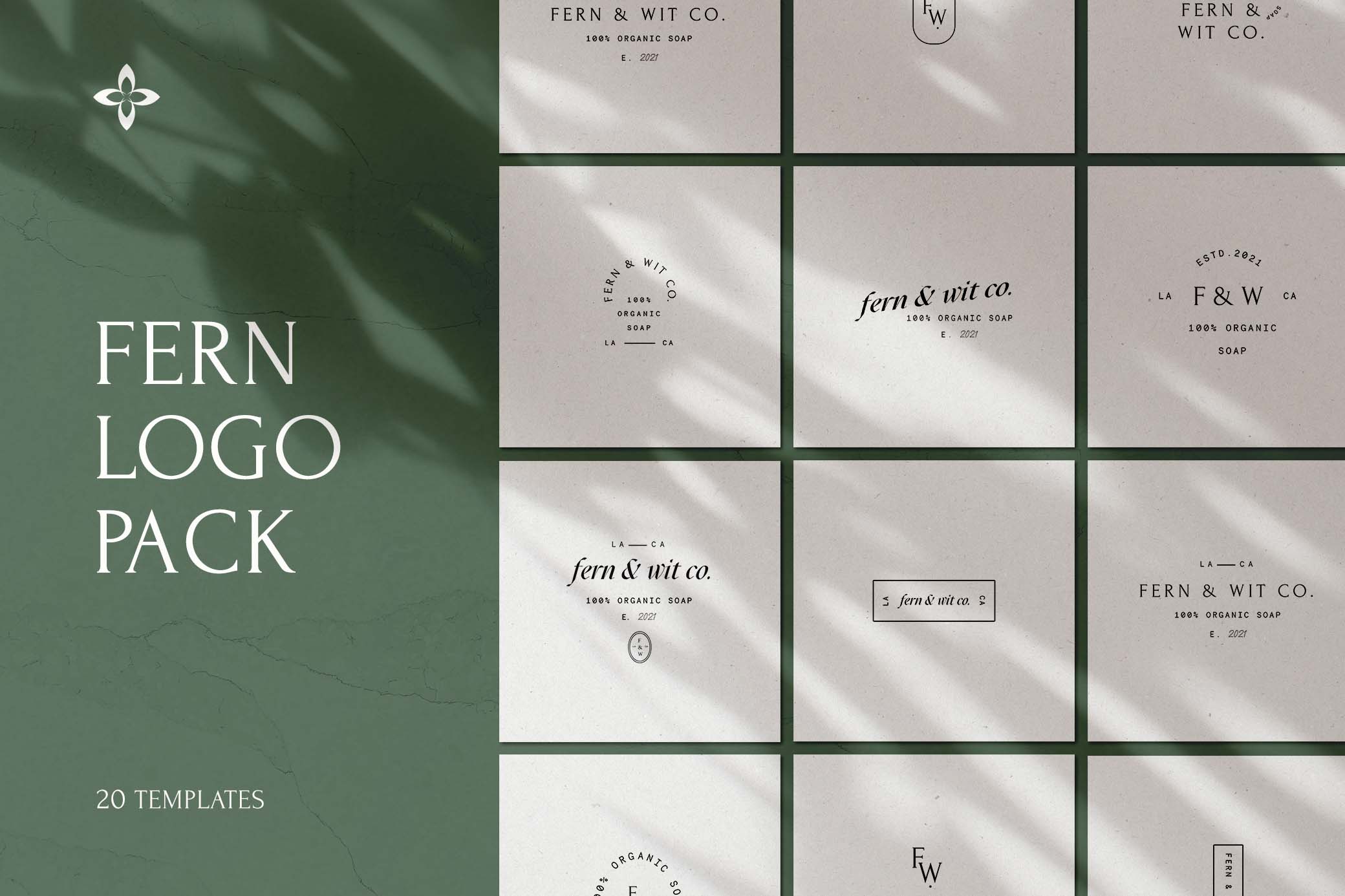 Fern Logo Templates Pack