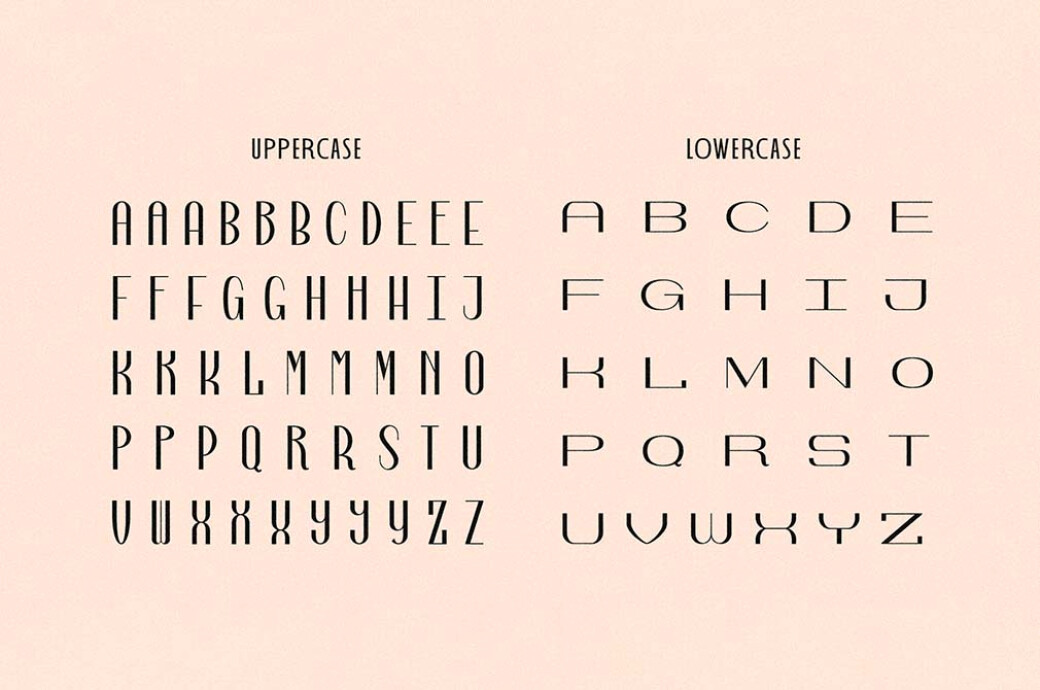 Art Deco Monogram Font