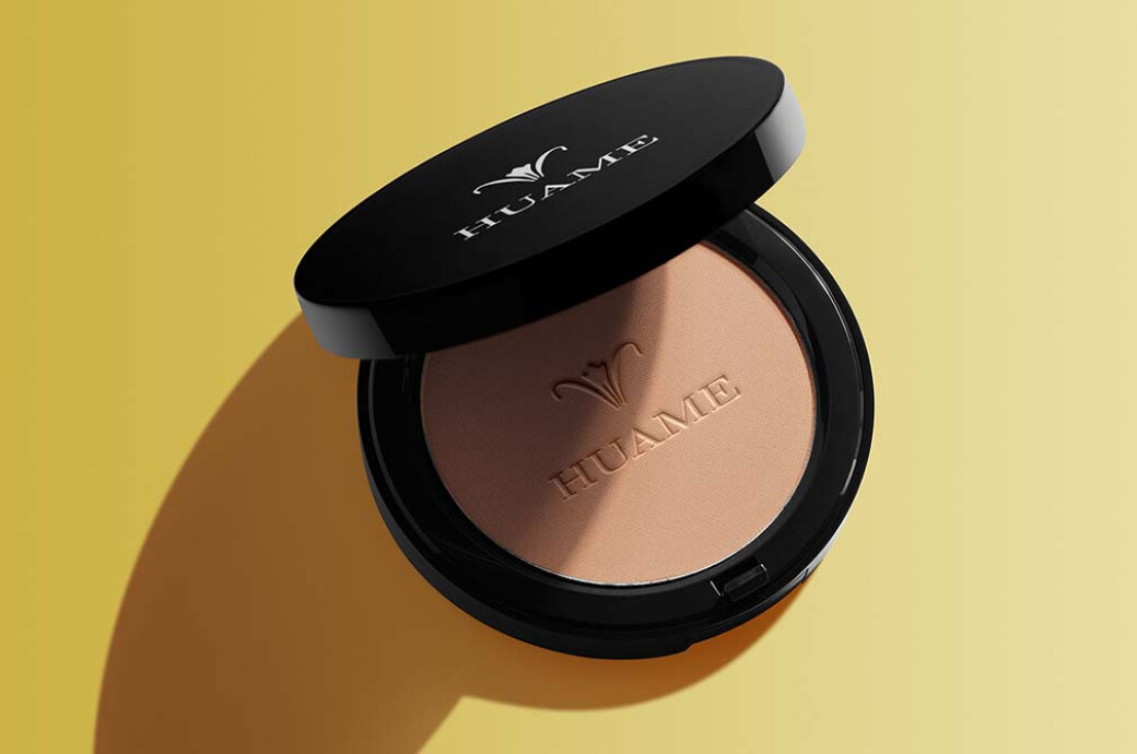 Cosmetic Powder Logo Mockup