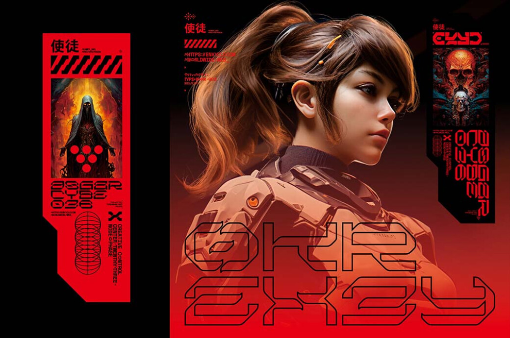 NCL Kregas — Futuristic Mecha Font