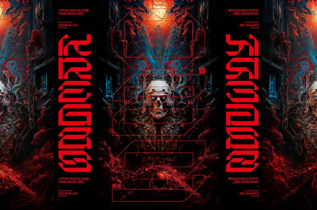 NCL Kregas — Futuristic Mecha Font