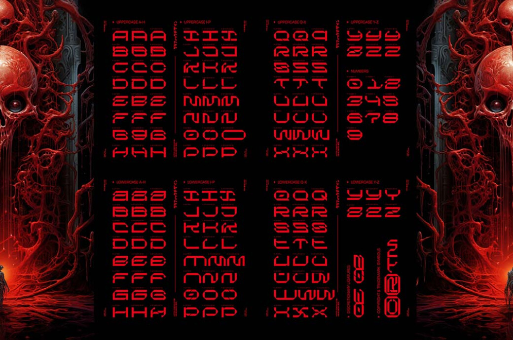 NCL Kregas — Futuristic Mecha Font