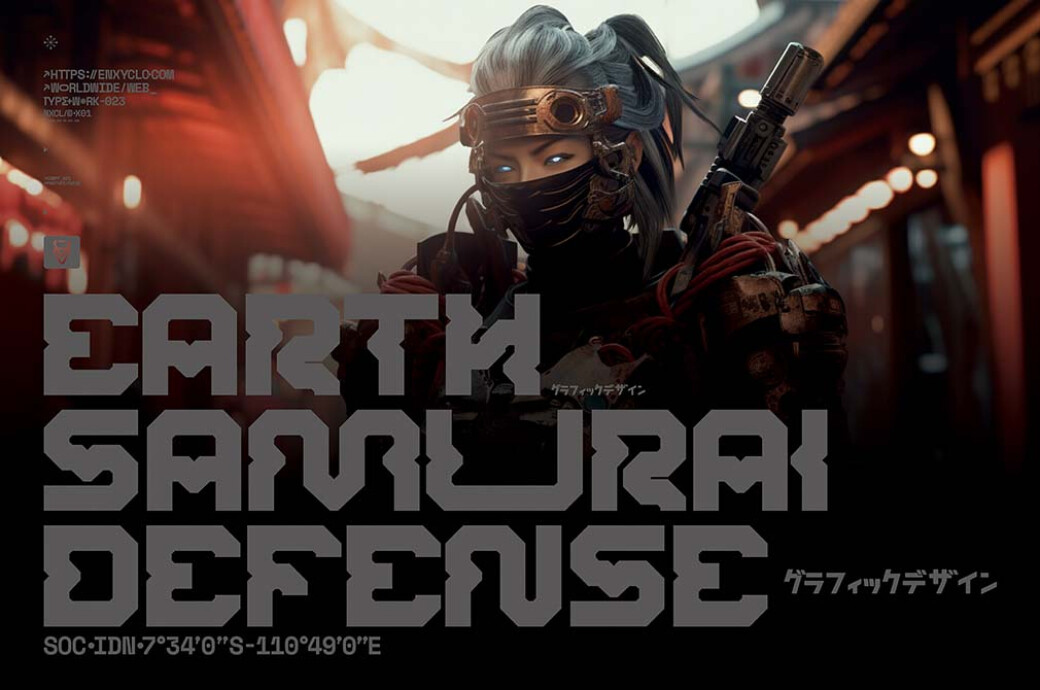 NCL Robowapix — Futuristic Mecha Font