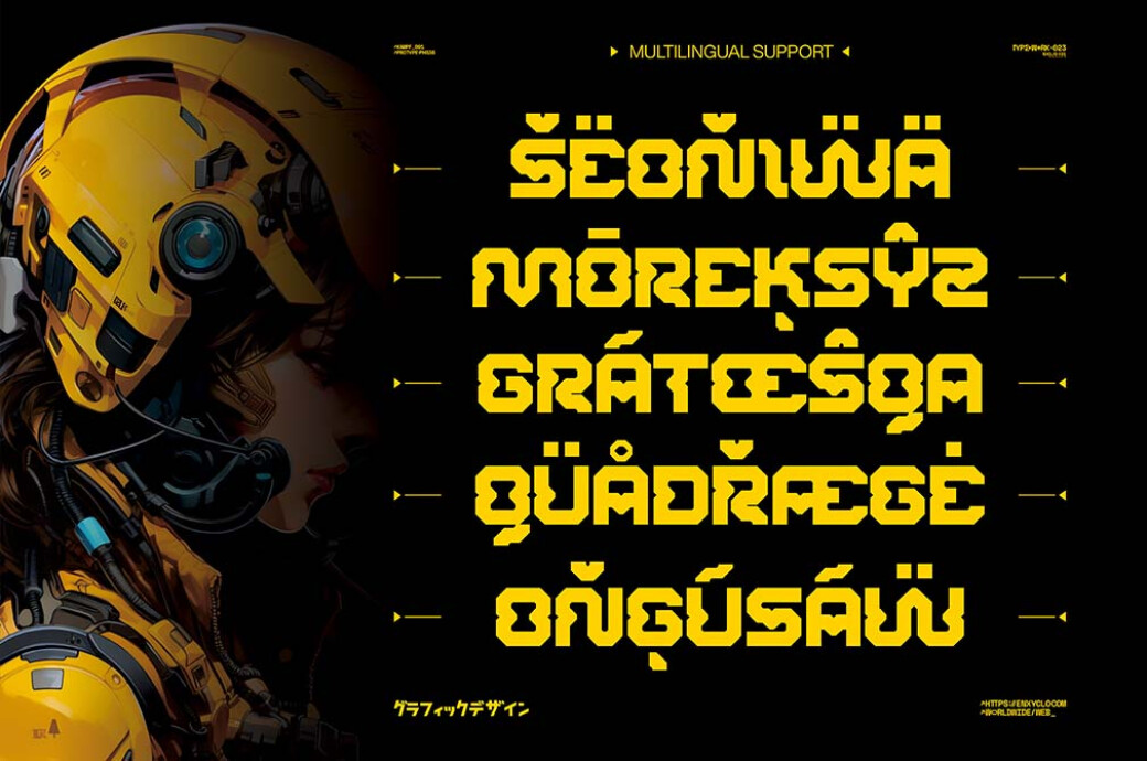 NCL Robowapix — Futuristic Mecha Font
