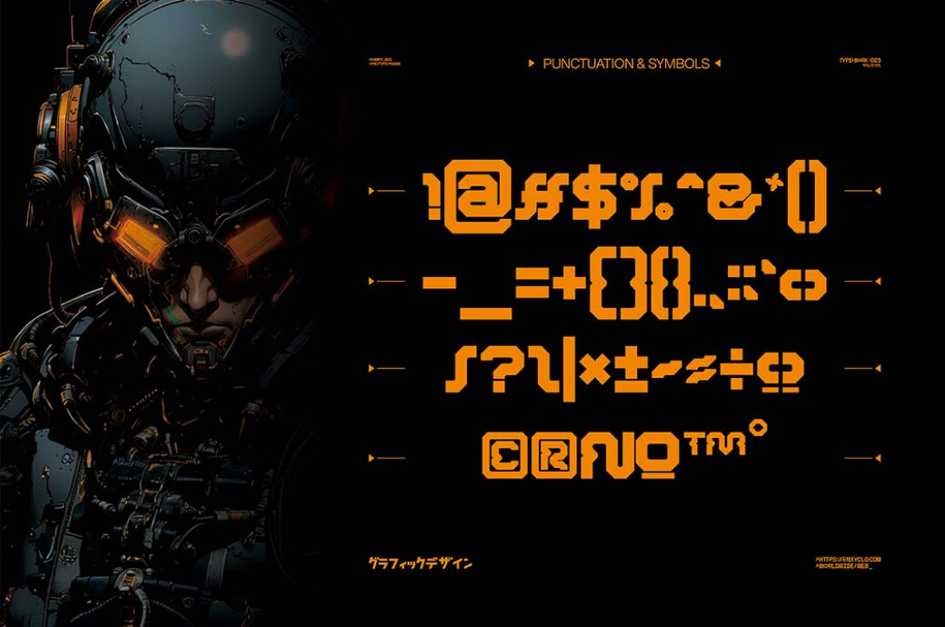 NCL Robowapix — Futuristic Mecha Font