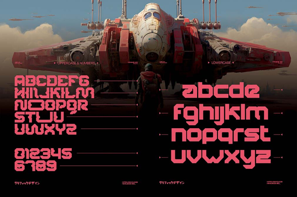 NCL Robowapix — Futuristic Mecha Font
