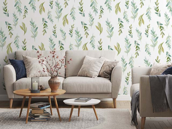 Living Room Wallpaper Mockup Vol.2