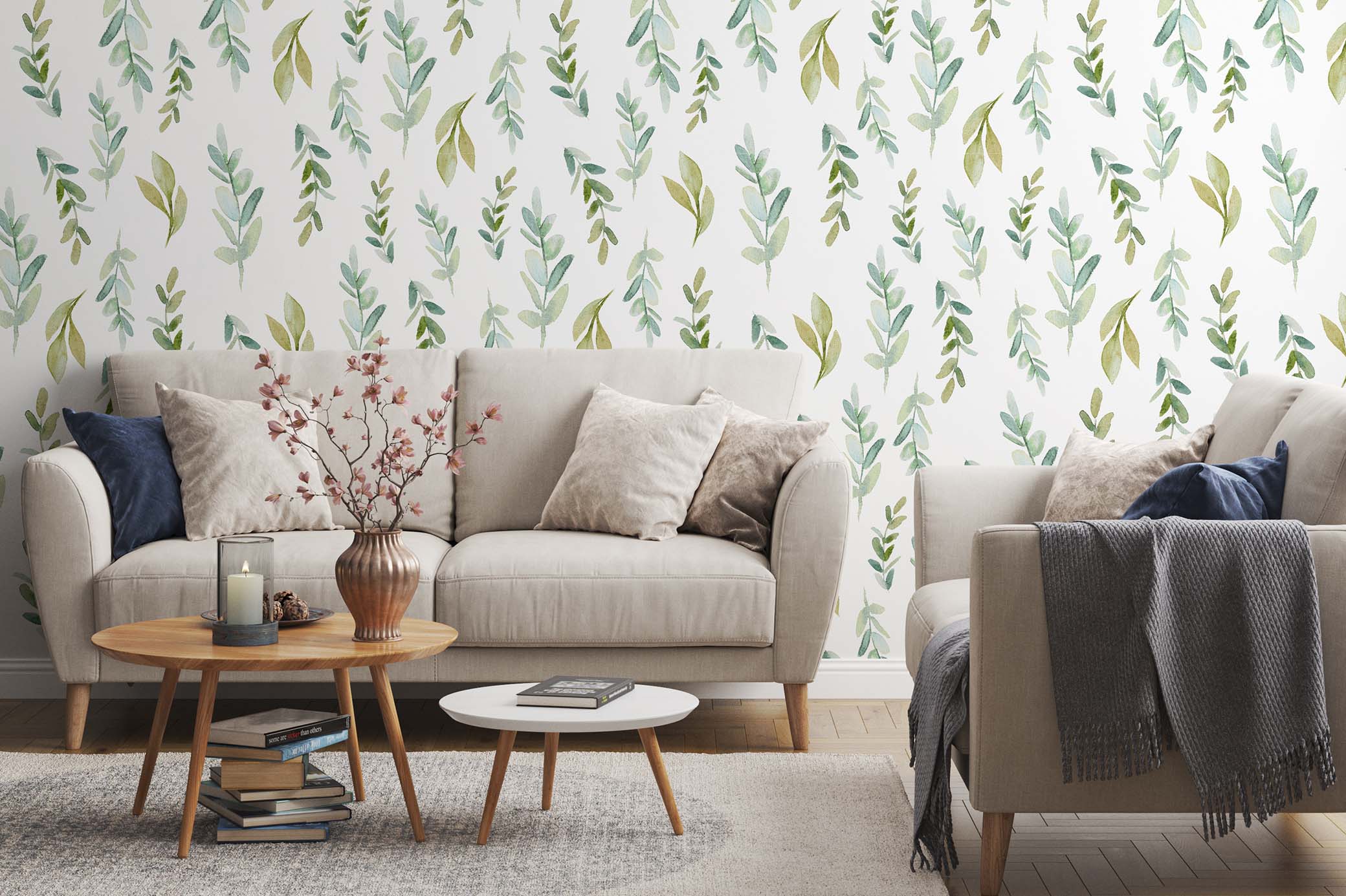 Living Room Wallpaper Mockup Vol.2