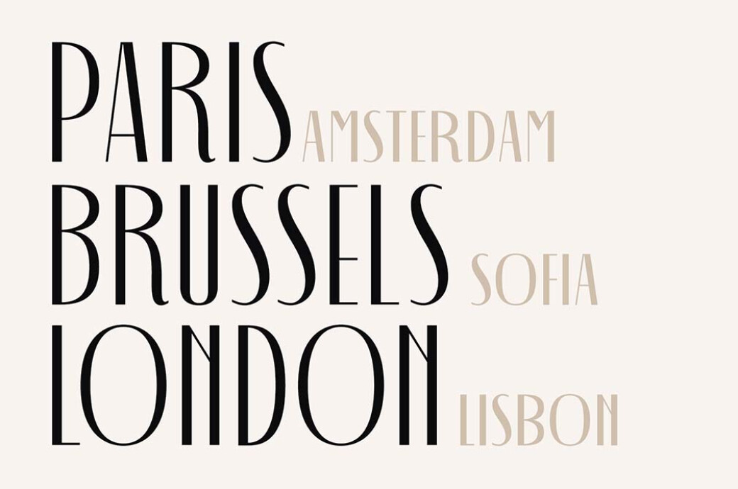 Decohead Display Font