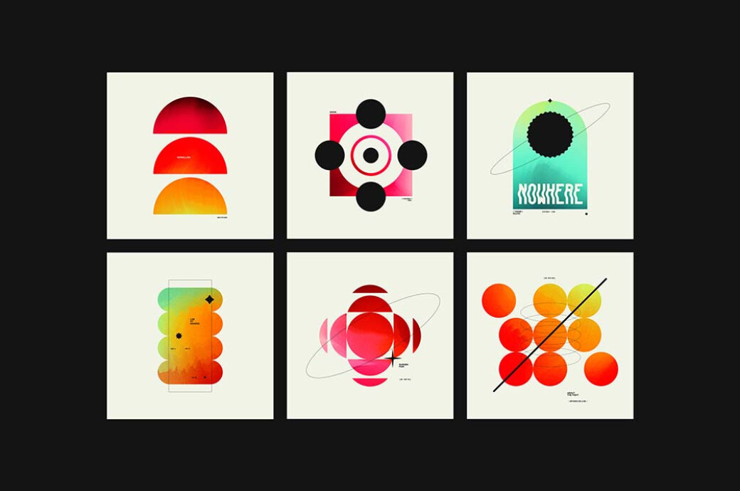 Y2K Vivid Gradients & Shapes