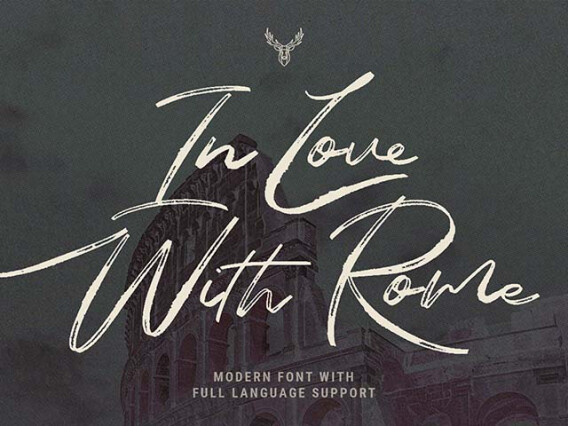 In Love With Rome Script Font