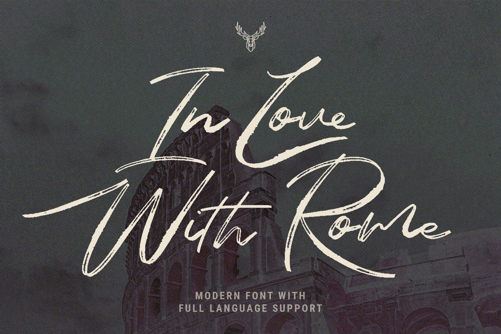 In Love With Rome Script Font