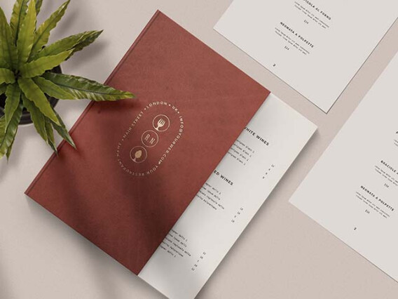 Restaurant Menu Mockup