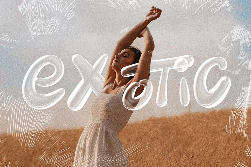 YOUTH MOJITO 3D SVG Font