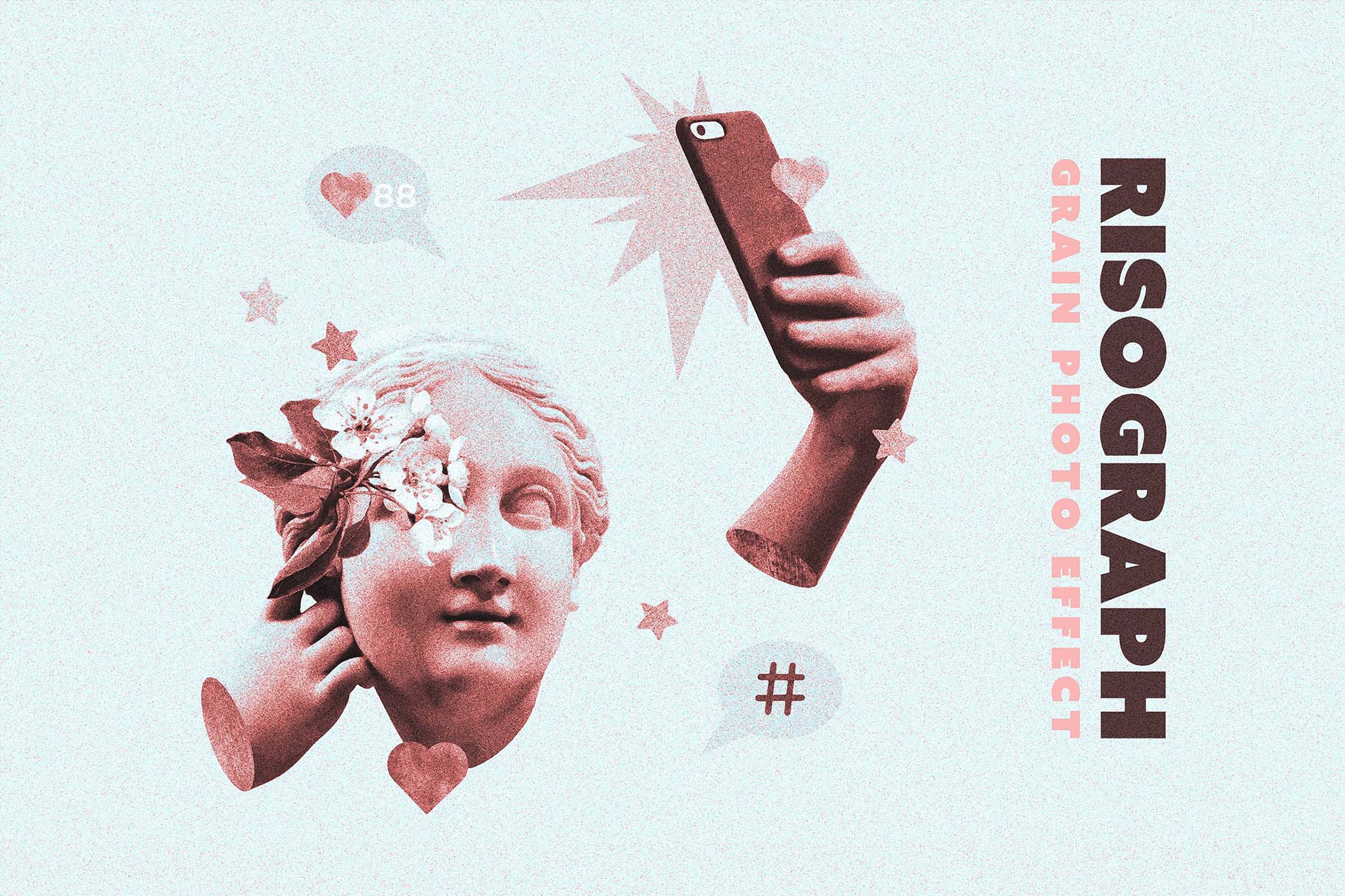 Risograph Grain Effect