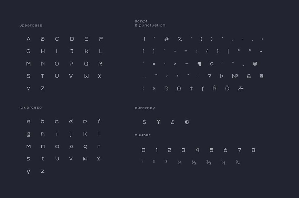 Baregx Futuristic Font