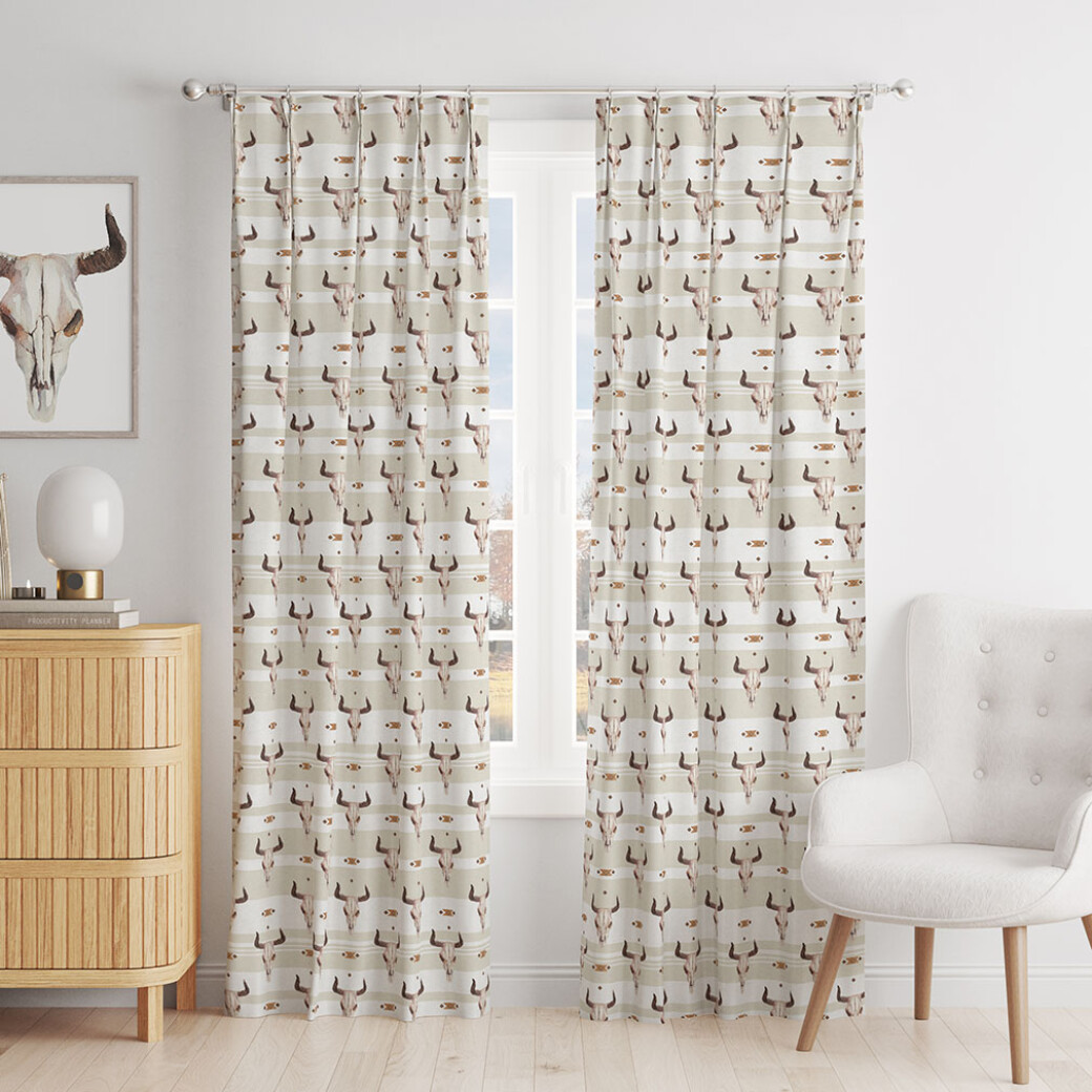 Pinch Pleat Curtain Mockup