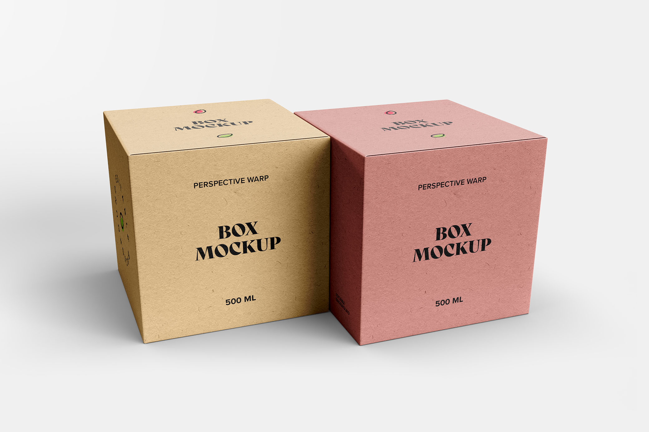Craft Paper Box Mockup Vol.5