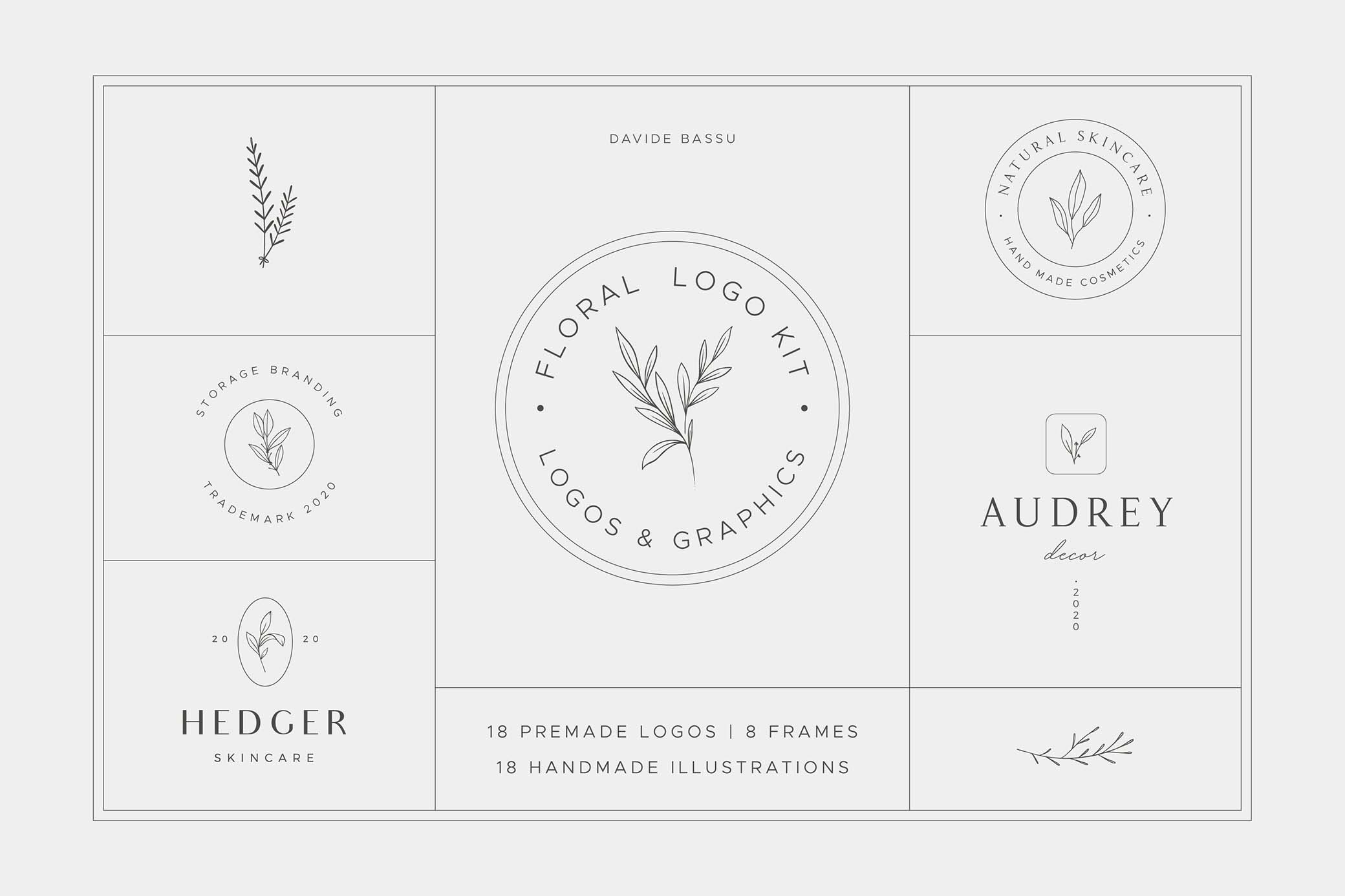 Floral Graphics & Logo Templates