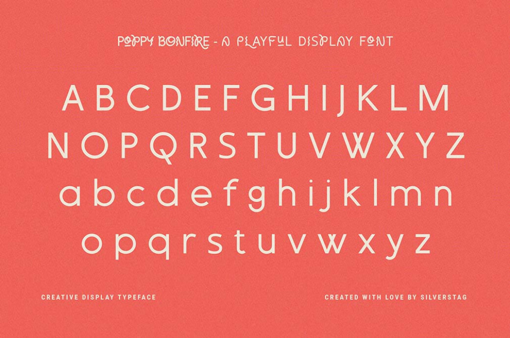 Poppy Bonfire — Modern Display Font