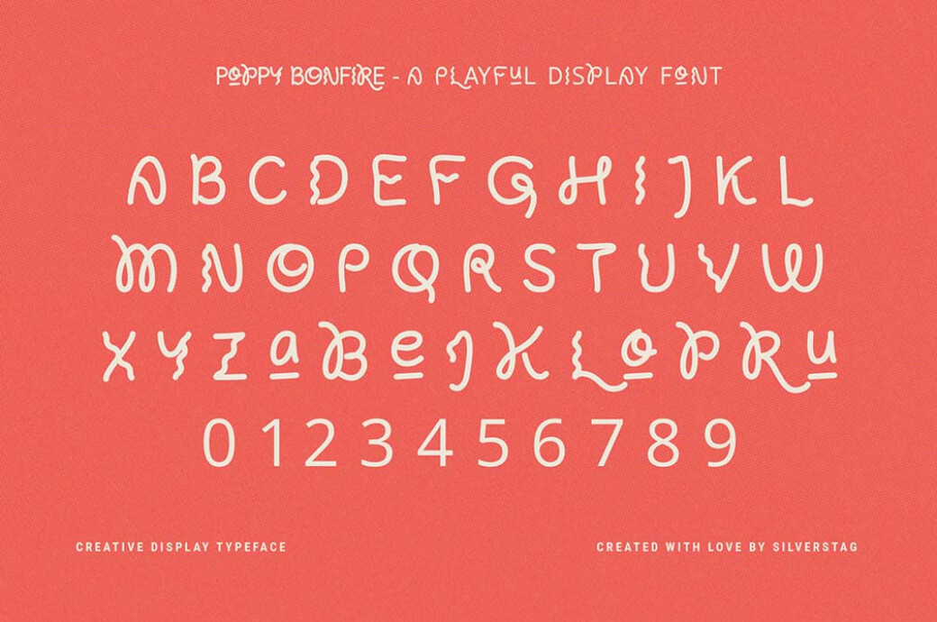 Poppy Bonfire — Modern Display Font