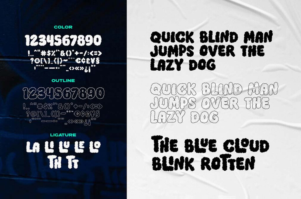 Mockey Clown — Cloud Font