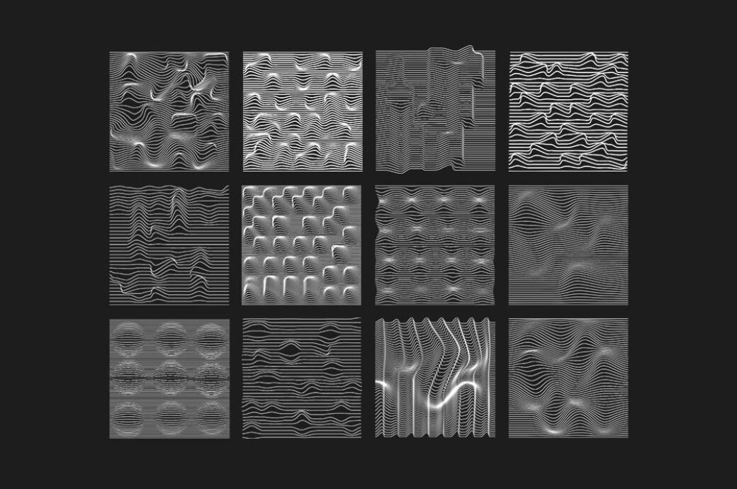 Wave Stamps Procreate Brushes