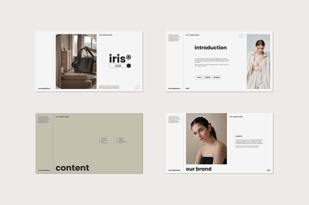Iris Brand Guidelines — PowerPoint Template