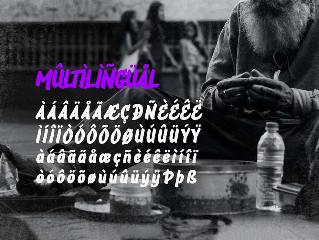 Back in Black Brush Font