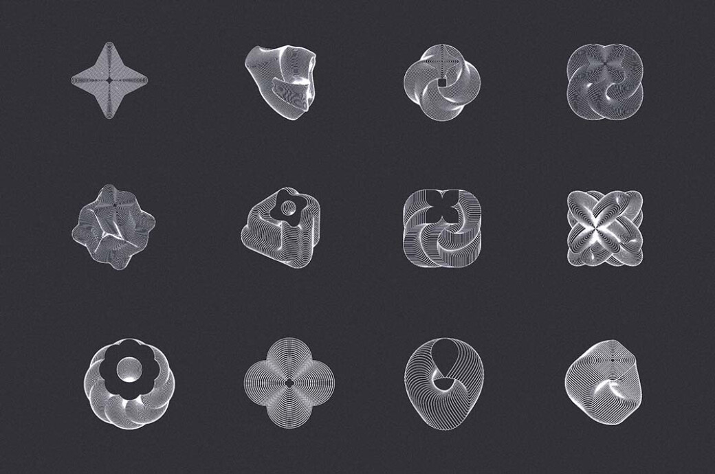 Retro Illusion Shapes