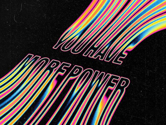 Space Melting Text Effect