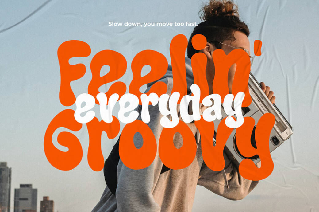 Wetnessday Groovy Font