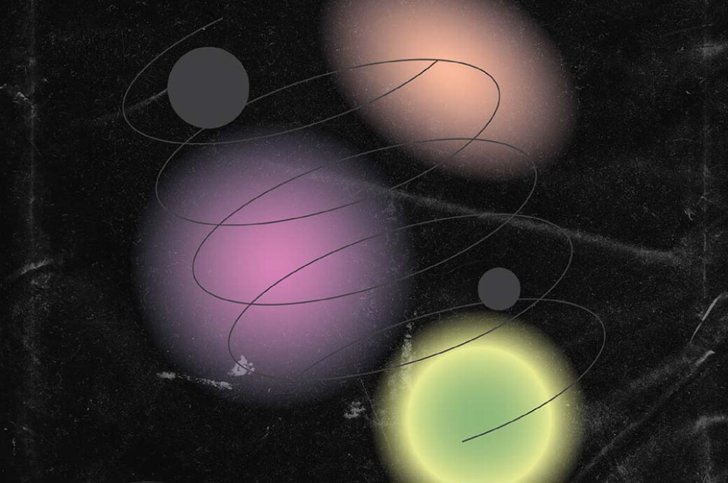 Gradient Glow Orbit Shapes