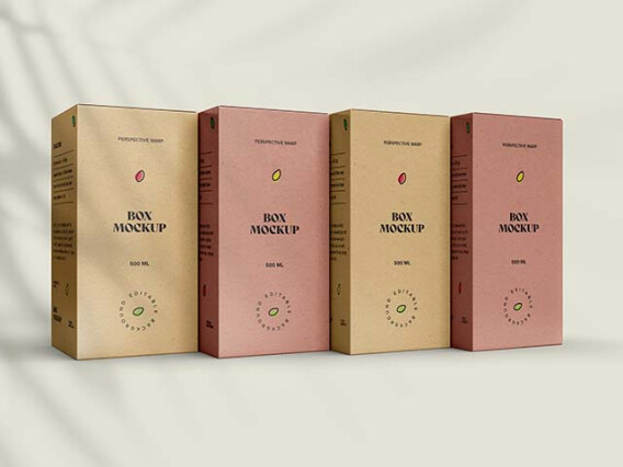 Craft Paper Box Mockup Vol.2
