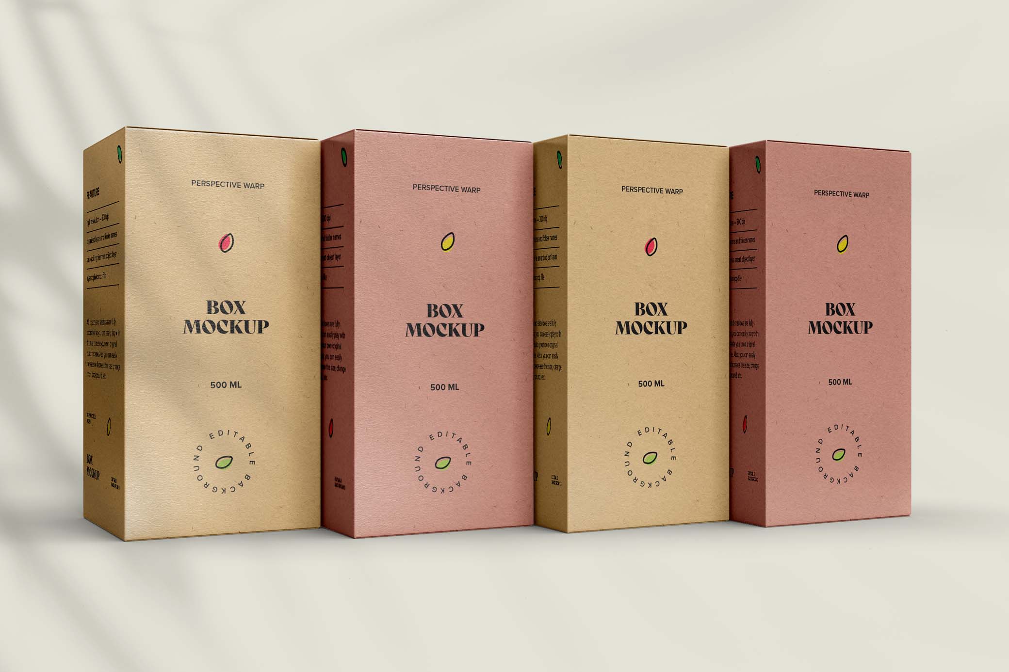 Craft Paper Box Mockup Vol.2